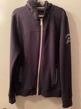Fourlaps x Peloton Navy Zip-Up Hoodie